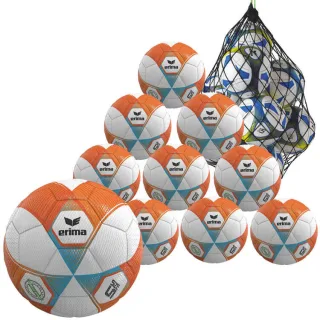 Erima Hybrid Lite 350 Jugend Trainingsball 10er Ballpaket inkl....