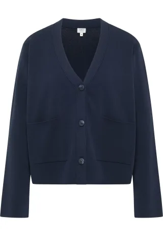 ETERNA - Strick Cardigan navy - Gr. - M/Langarm