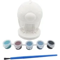 Lilo & Stitch Kreativset Gipsfigur zum Bemalen Kinder Bastelset mit 5 Farben und Pinsel, (7-tlg)