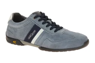 camel active Herrenschuhe MOUND blue/white - sportliche Halbschuhe mit Echtle...