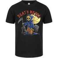 Metal Kids T-Shirt mit Death Metal Aufdruck für Kinder (2–14 J)
