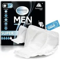 Harmony Care Inkontinenz-Einlage für Männer - Einlagen bei Inkontinenz für Herren, Saugkraft bis zu 470 ml, 20-St., bei leichter bis mittlerer Blasenschwäche, Inkontinenz Männer