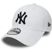 New Era Baseball Cap New York Yankees MLB League Essential Weiß Verstellbare 9Forty Cap für (1-St)