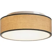 Zedelmaier Lampenschirm Deckenlampe Deckenleuchte Stoff, Max.40W/E27, ohne Leuchtmittel, Geeignet für Wohnzimmer Schlafzimmer Küche Flur Kinderzimmer