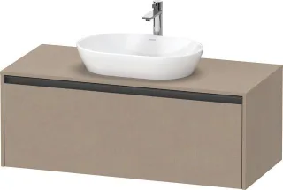 Duravit Ketho.2 Konsolenwaschtischunterbau wandhängend Leinen Matt 1200x550x459 mm - K24887075750000 K24887075750000