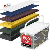 Inovatec Unterlegplatte Kunststoff Verglasungsklötze 100 x 24, 600-St.