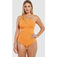cfab (creamy fabrics) Badeanzug Cut out Shaping - Badeanzug-Neon Orange-S