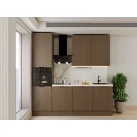 ROYAL24_MARKT Küchenzeile – KU-S21 – Sorento – Kompakte Moderne für jeden Raum, (Komplett Set), Premium – Elegant – Präzise