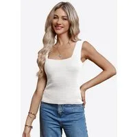 Imily Bela Tanktop Damen Ärmellose Sommerhemden (Packung, 1-tlg., 1per-Pack) Einfarbig