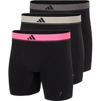 adidas Sportswear Boxer Active Micro Flex (3er Pack) Logo-Bund, elastisch, Mikrofaser, ohne Eingriff