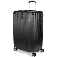BRUBAKER Koffer London - Hartschalen Reisekoffer mit Zahlenschloss, 4 Rollen, Rollkoffer 49 x 76,5 x 29,5 cm - Hartschalenkoffer Trolley, Größe XL