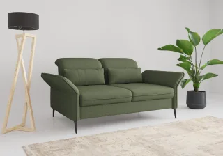 sit&more 3-Sitzer "Emely, inkl. Sitztiefenverstellung" wahlweise mit Bettfunktion, Kopf- & Armteilverstellung