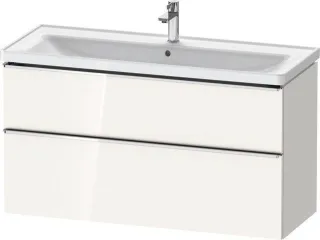 Duravit D-Neo Waschtischunterbau wandhängend Weiß Hochglanz 1184x452x625 mm - DE4391010220000 DE4391010220000
