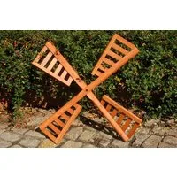 DSH DEKO SHOP HANNUSCH Gartenfigur Windmühlenflügel – Spannweite 60 cm