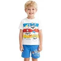 PAW PATROL Shirt & Hose PAW Patrol Kinder Set T-Shirt & Shorts Sommer Jungen Mädchen (Set) Kinder Sommer Bekleidungsset Paw Patrol Shorts + T-Shirt