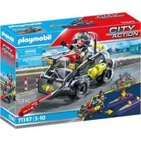 Playmobil® SWAT-Multi-Terrain-Quad (71147), My Action Heroes Konstruktions-Spielset, (59 St), Made in Europe