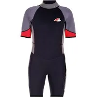 F2 Neoprenanzug F2 Herren Neopren Anzug Rebel - Shorty 3/2 mm S Rot