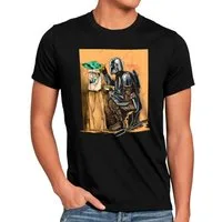style3 T-Shirt Mandos Ways yoda star the mandalorian wars