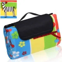 Picknickdecke yourGEAR Kids XL Picknickdecke 200x200 Camping Fleece Decke wasserdichte & isolierte Stranddecke, yourGEAR