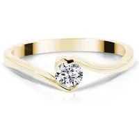 Adam & Eve Verlobungsring Brillantring 585/- Gold - Weißgold mit 0,10 ct. / 0,15 ct. / 0,25 ct. (Solitärring AE23, Diamantring), inklusive Echtheitszertifikat - Gravur möglich