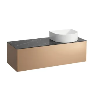 LAUFEN Waschtischunterschrank SONAR f.WT H812340/1/2/3 1 Schubl 1175x455 Ausschn re Kupfer? Marq H4054230341411