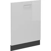 Vicco Frontblende R-Line, Weiß Hochglanz/Anthrazit, 60 cm ohne Arbeitsplatte (1 St)