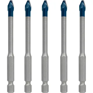 Bosch EXPERT HEX-9 HardCeramic Dachziegel-Bohrer-Set,  5-tlg., für Dreh- und Schlagbohrer - 2608900599