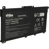 vhbw Akku Ersatz für HP HT03XL, L11119-855, HT03041XL, L11421-1C1, Laptop-Akku Akku Li-Polymer 3550 mAh (11,55 V, 1 St), Leistungsfähiger Austausch-Akku für Notebook, Wiederaufladbar, Jede
