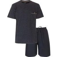 Paul Hopkins Shorty Herren Pyjama kurz Schlafanzug (2 tlg) Baumwolle
