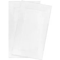 HAMMETEX Badematte Hotelmatte, Duschvorleger, Höhe 5 mm, rutschhemmend beschichtet, beidseitig nutzbar, Baumwolle, rechteckig, 2-teiliges Set, einfarbig, 100% Baumwolle
