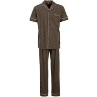 Henry Terre Pyjama Pyjama Set Kurzarm - Punkte & Zweige