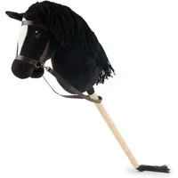 BIECO Steckenpferd Bieco Hobby Horse Steckenpferd Rappe - Größe M