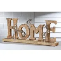GILDE Deko-Buchstaben Deko-Schriftzug HOME (1 St)
