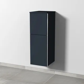 Sanipa 3way Mittelschrank mit 1 Tür und 1 Auszug, Marine-Matt, BP1241R BP1241R