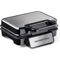 GOURMETmaxx Waffeleisen Waffelautomat Waffelmaker, 1200,00 W, für 2 Belgische Waffeln Antihaft Cool-Touch Griff