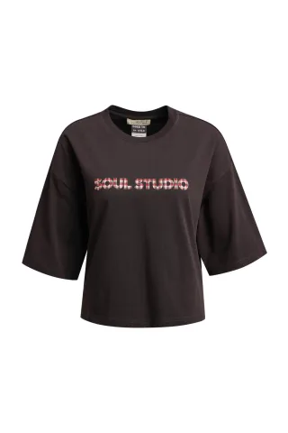 Smith&Soul - Boxy Cropped T-Shirt Soul Studio - Gr. - XS