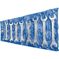 TRIZERATOP Gabel- und Ringschlüssel Maulschlüssel-Set 8-teilig 6–22 mm im Etui (Maulschlüssel-Set 8-teilig 6–22 mm im Etui, 8 St)