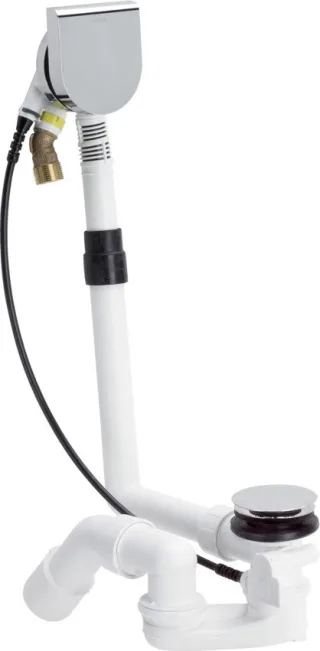 Viega Ab-und Überlauf Multiplex Trio, 6170.10 in 560mmxDN40/50 verchromt 723347