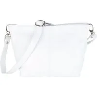 MIRROSI Umhängetasche Damen Crossbody Bag, Echtleder Made In Italy, Mittelgroße Damen Tasche 30x20x13cm