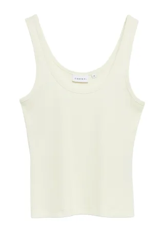 comma - T-Shirt beige - Gr. - 42