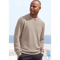 John Devin Strickpullover Pullover in modischer Strickstruktur