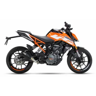 Sport Auspuff IXIL RB Edelstahl SCHWARZ f. KTM RC 125 / RC 390 Bj.2017-2020 EURO4 eintragungsfrei
