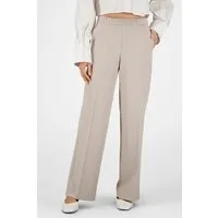Atelier GARDEUR Loose-fit-Jeans FRANCA800-601371-1012, grau, hellbeige, Feminine Fit Wide Leg Hose Pull-on-Bund und fließender Wide-Leg Schnitt mit Stretch