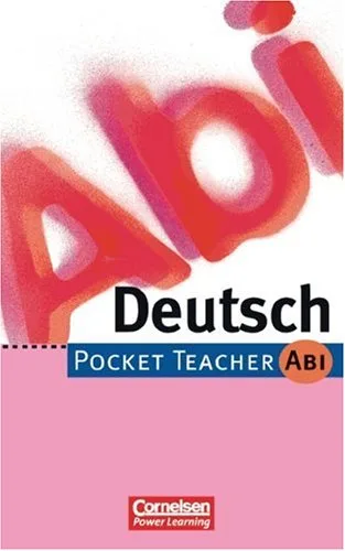 Pocket Teacher Abi. Sekundarstufe II -Bisherige Ausgabe: Pocket Teacher Abi Deutsch neue Rechtschreibung