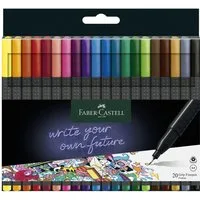 Faber-Castell Fineliner Faber-Castell Grip Fineliner - 0.4 mm - 20er Etui