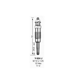 NGK Gl?hkerze 7906 Alfa Romeo BMW Chrysler Citroen Fiat Ford Jeep