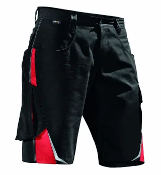 KÜBLER PULSSCHLAG Shorts schwarz/mittelrot 40 - 2524 5353-9955-40