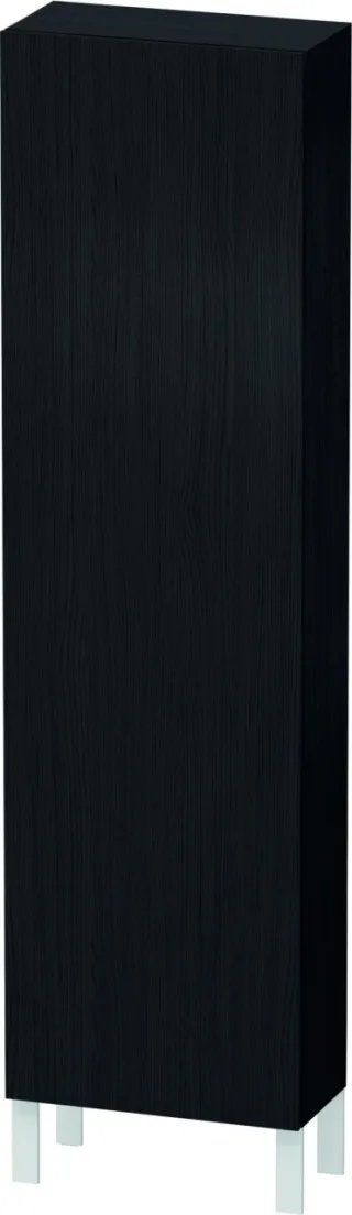 Duravit L-Cube Hochschrank Eiche Schwarz Matt 500x243x1760 mm - LC1171R1616 LC1171R1616