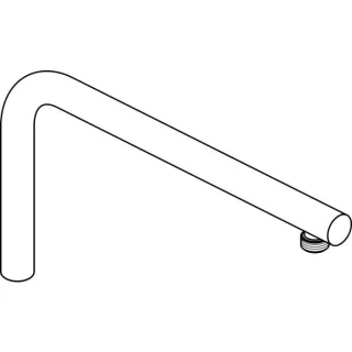 Ideal Standard Rohrbogen, drehbar, L-Form, Chrom F961149AA