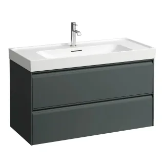 LAUFEN Waschtischunterchrank MEDA 448x984x515 2 Schubladen integ. H4216220112661